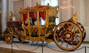 Golden State Carriage of Czar Catherine II (the Great), restored with funding contributed by Federal Express.