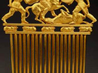 Scythian Gold Comb, State Hermitage Museum, St. Petersburg, Russia.
