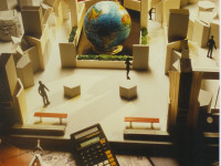Architectural Model of “Geographica” Interactive Science Exhibition.